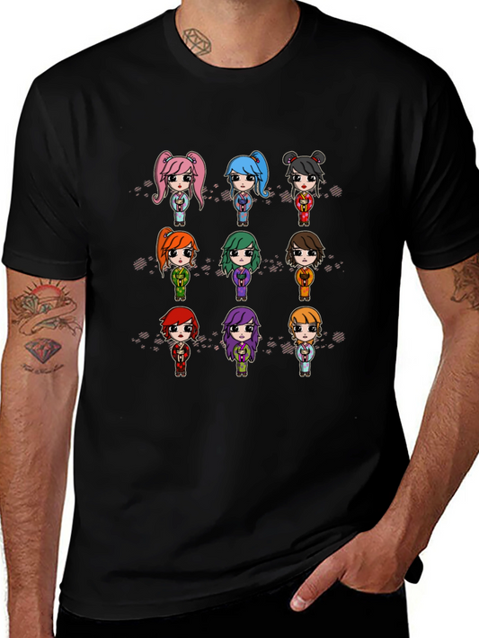 Anime Girl T-Shirt: Unique Design Comfortable Fit