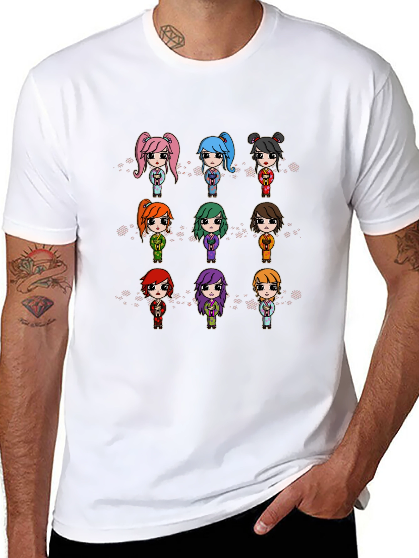 Anime Girl T-Shirt: Unique Design Comfortable Fit