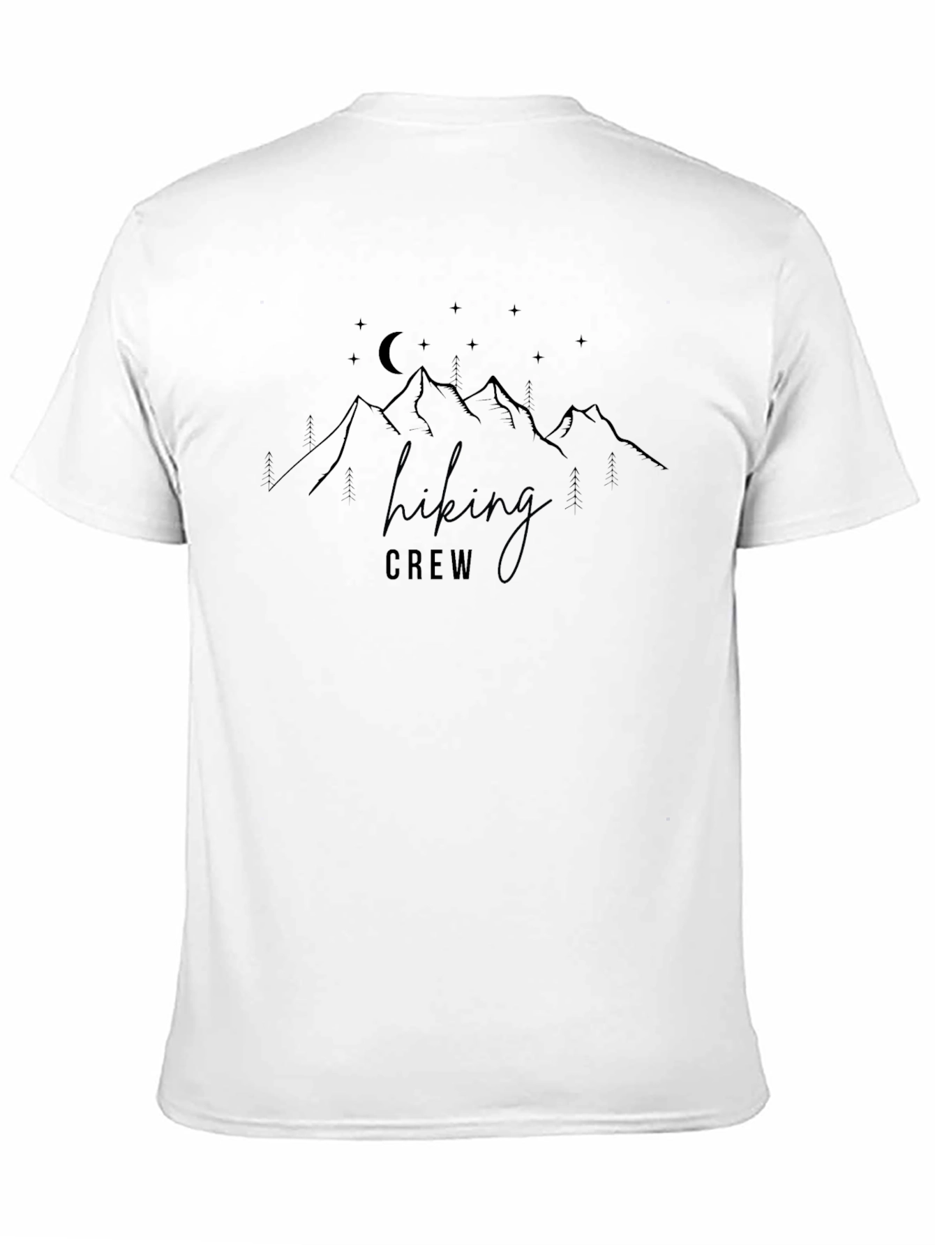 Hiking Crew Graphic Tee - Mountain Adventure Shirt