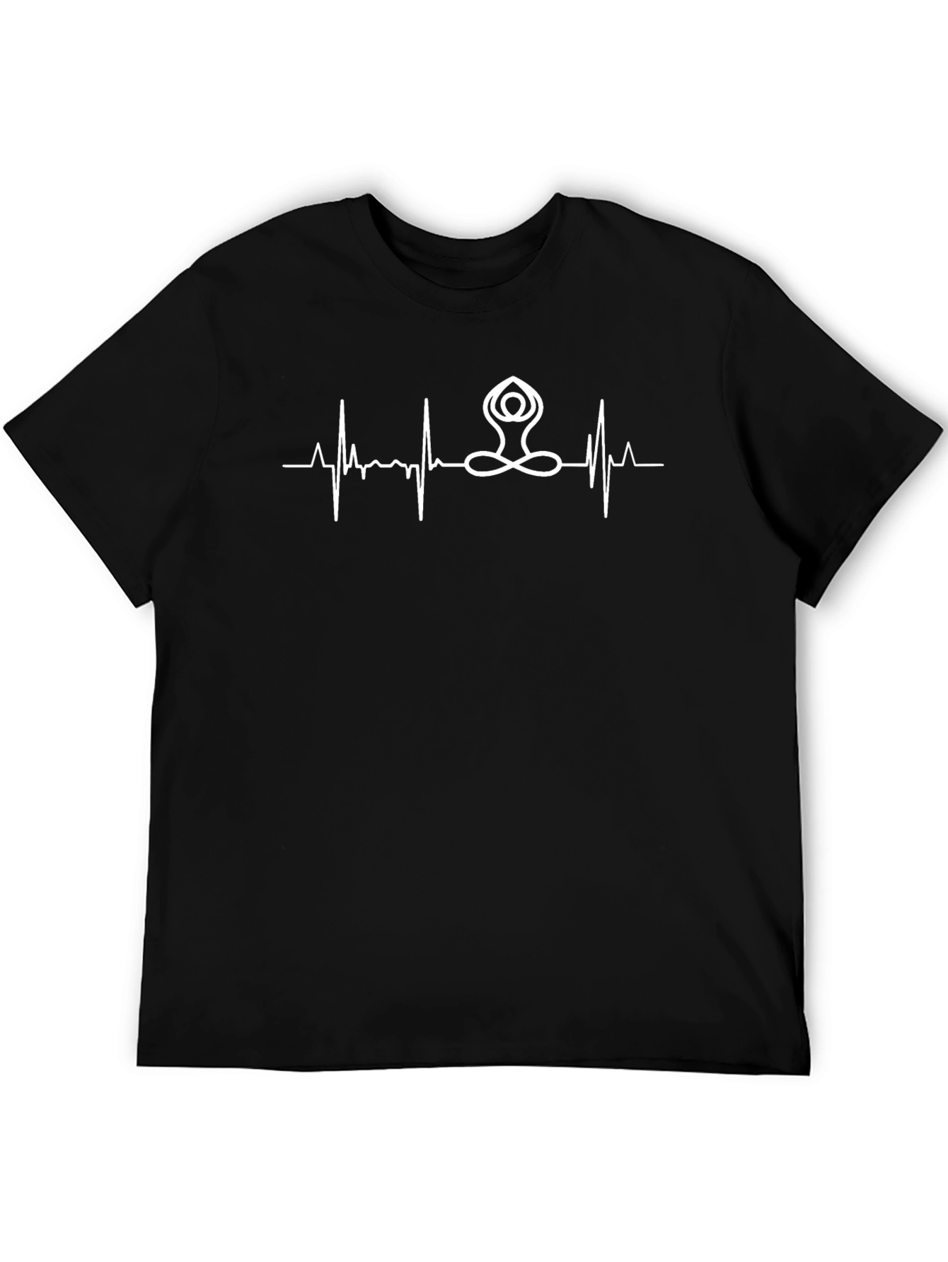 Yoga Heartbeat Graphic Tee - Relaxed Fit