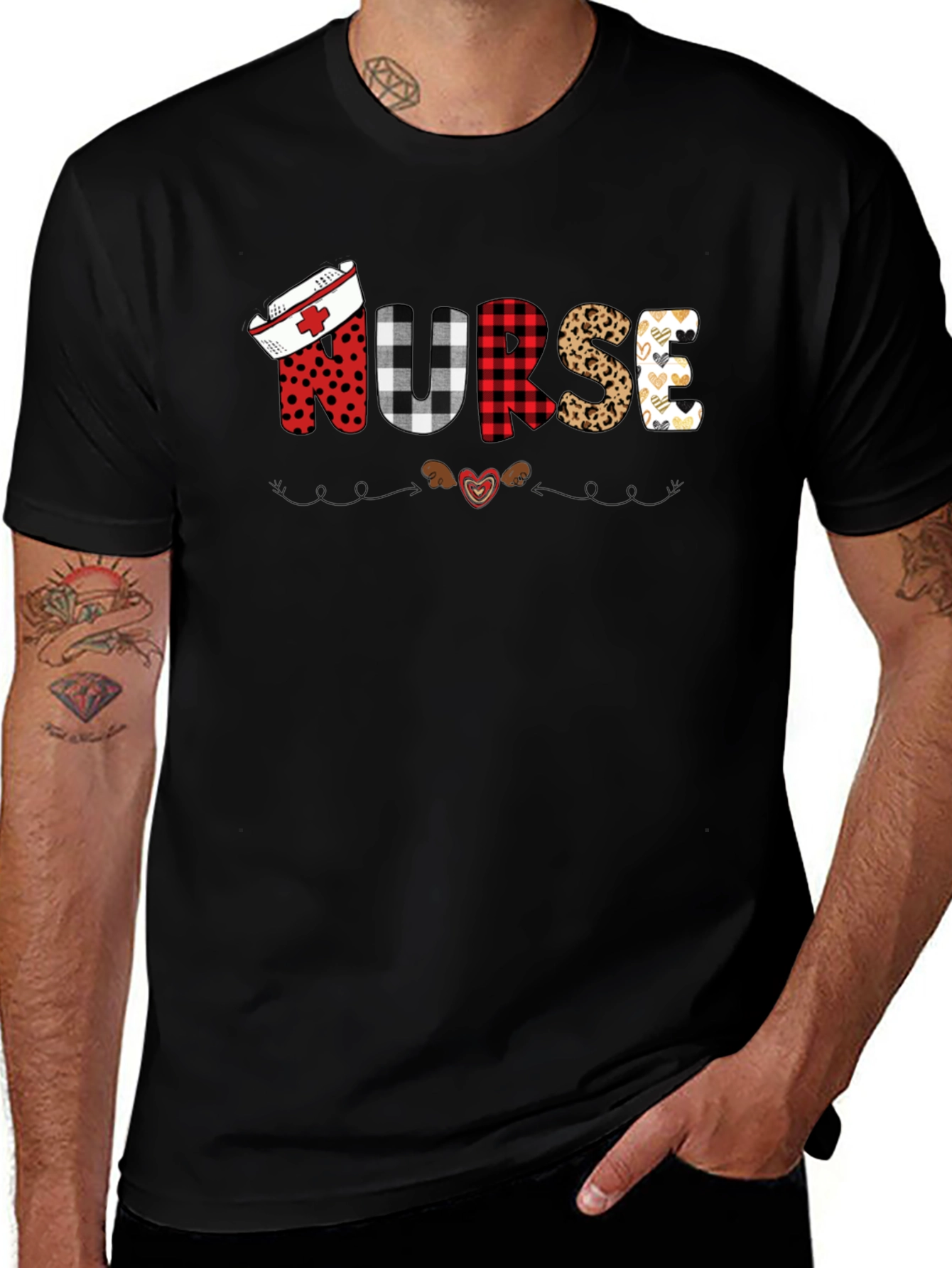 Nurse Valentines Day Graphic Tee