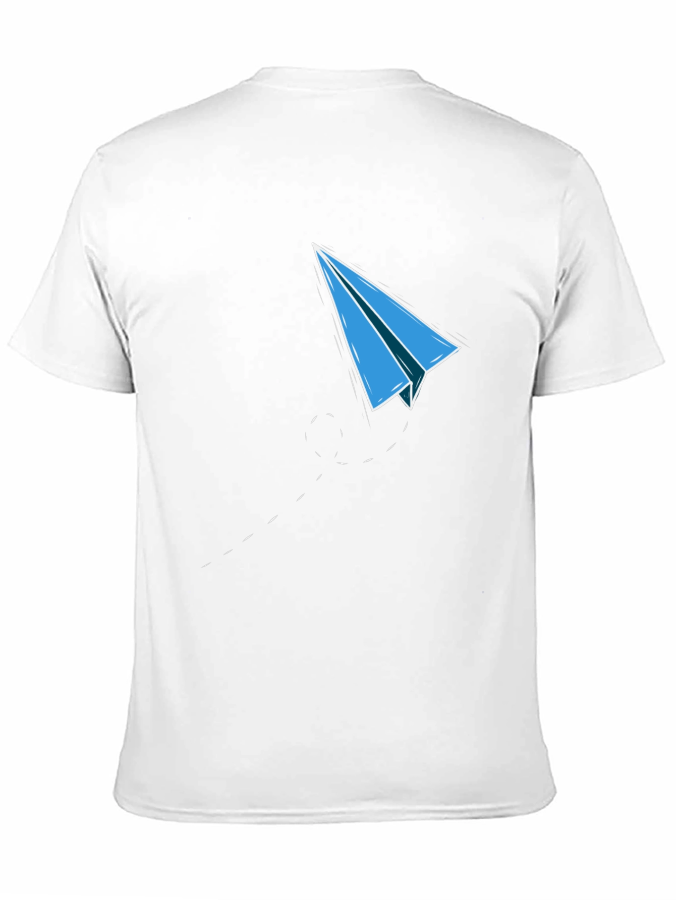 Paper Plane Graphic Tee - Mens Black T-Shirt
