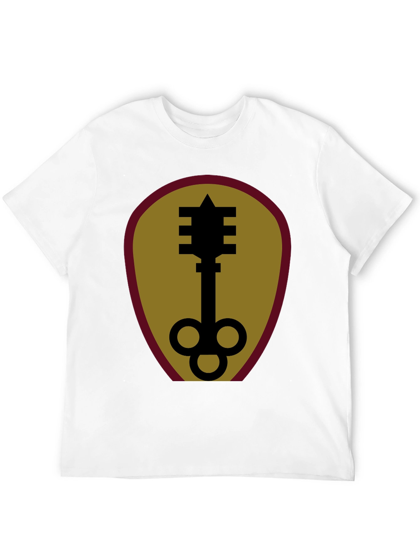 Unique Key Graphic Black T-Shirt