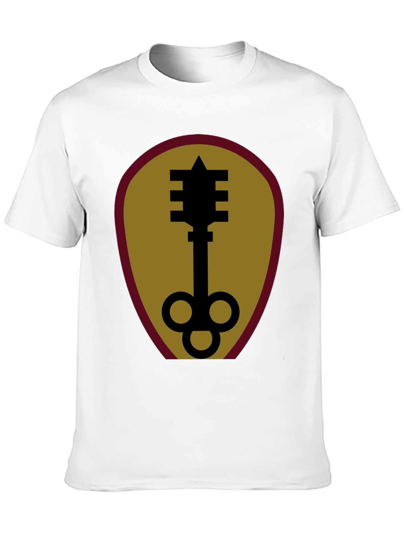 Unique Key Graphic Black T-Shirt