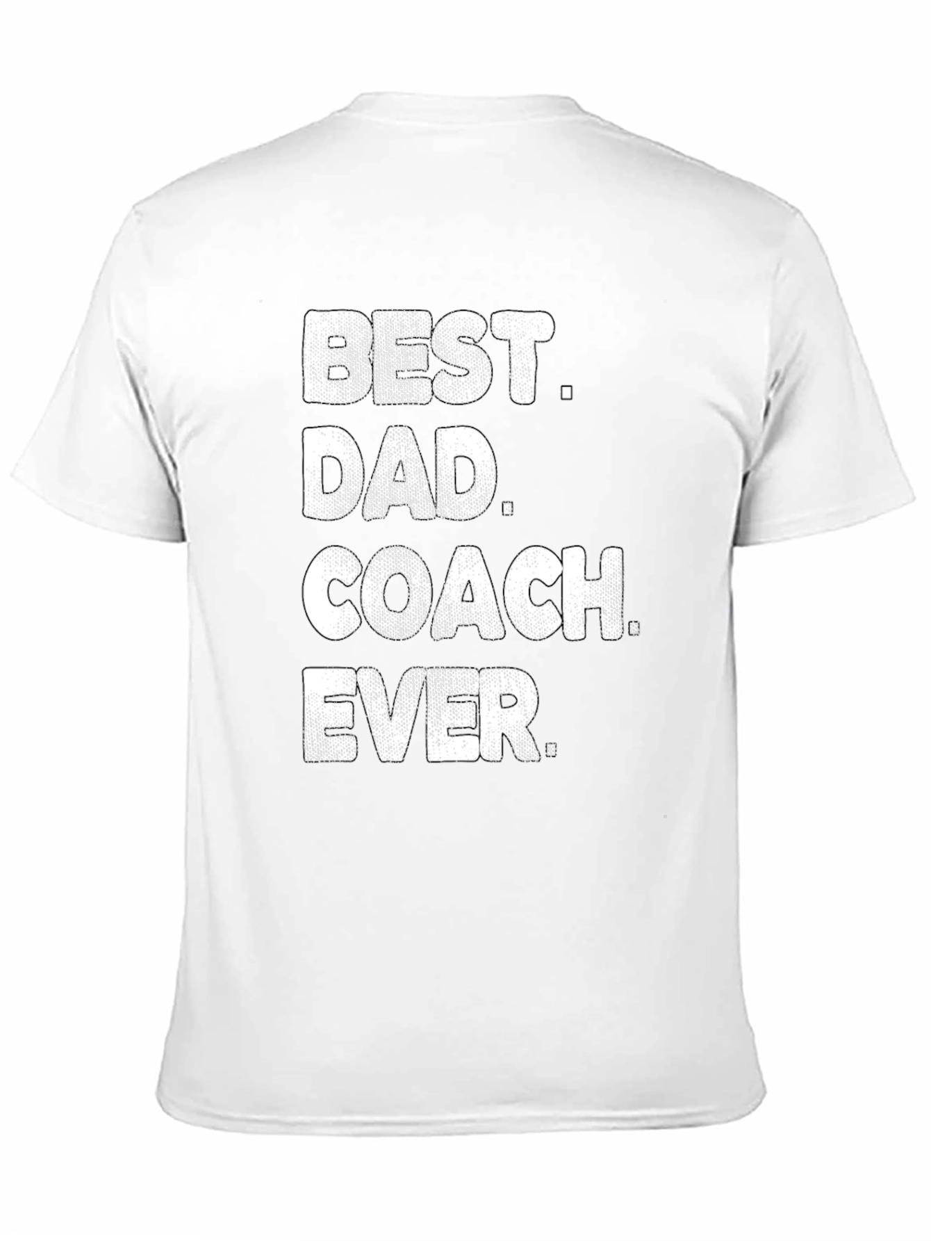 Best Dad Coach Ever T-Shirt - Mens Graphic Tee