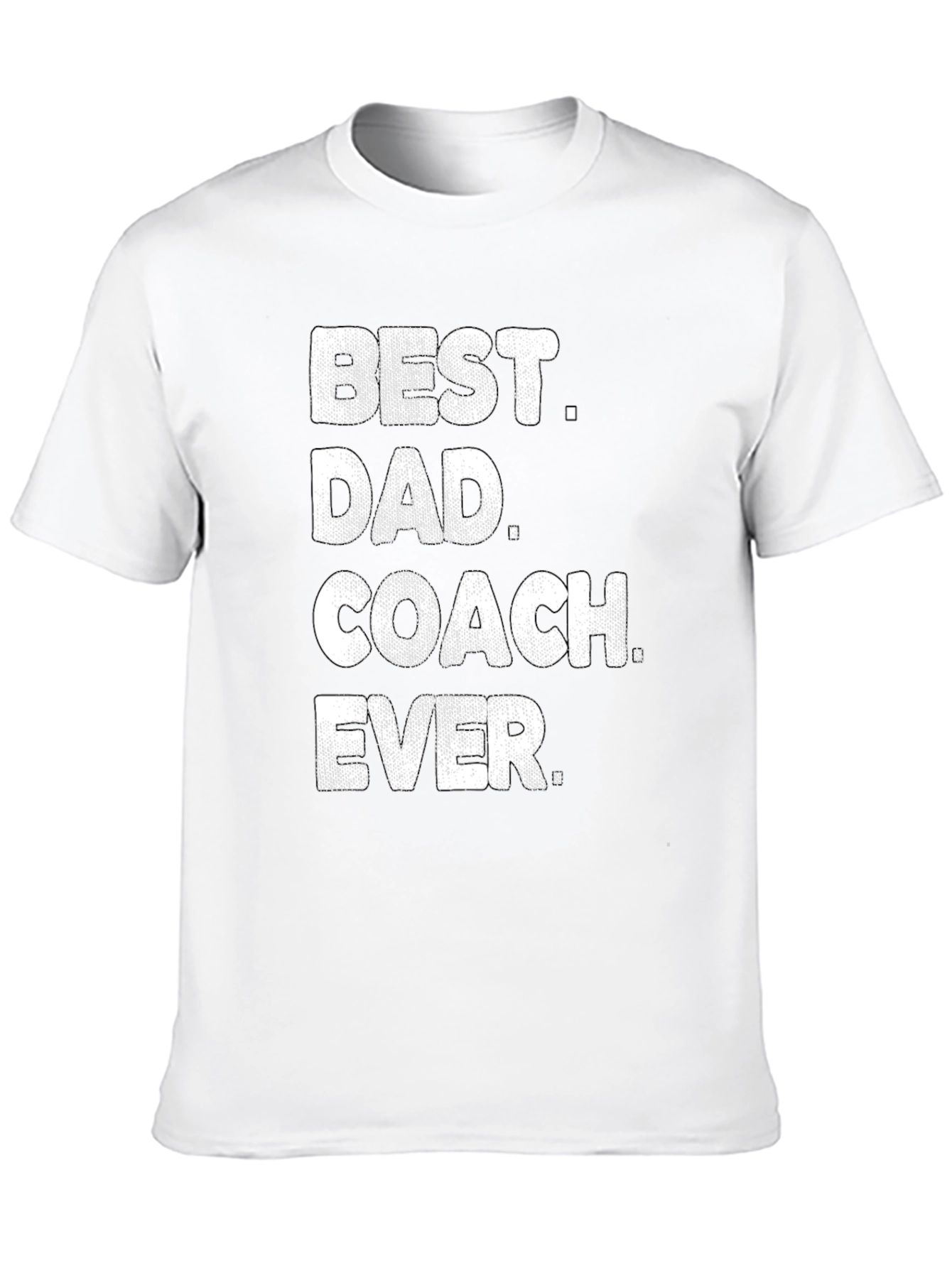 Best Dad Coach Ever T-Shirt - Mens Graphic Tee