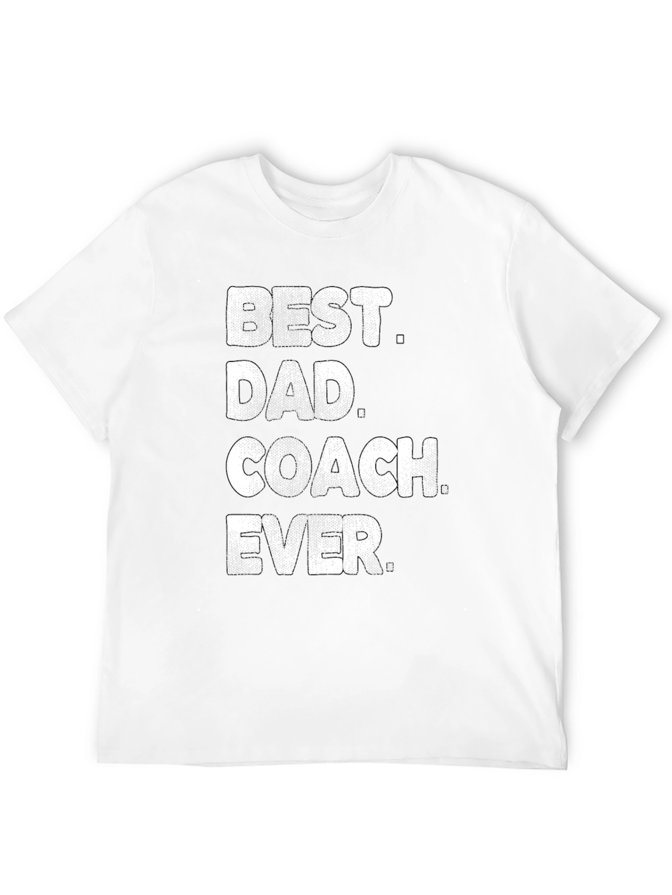 Best Dad Coach Ever T-Shirt - Mens Graphic Tee