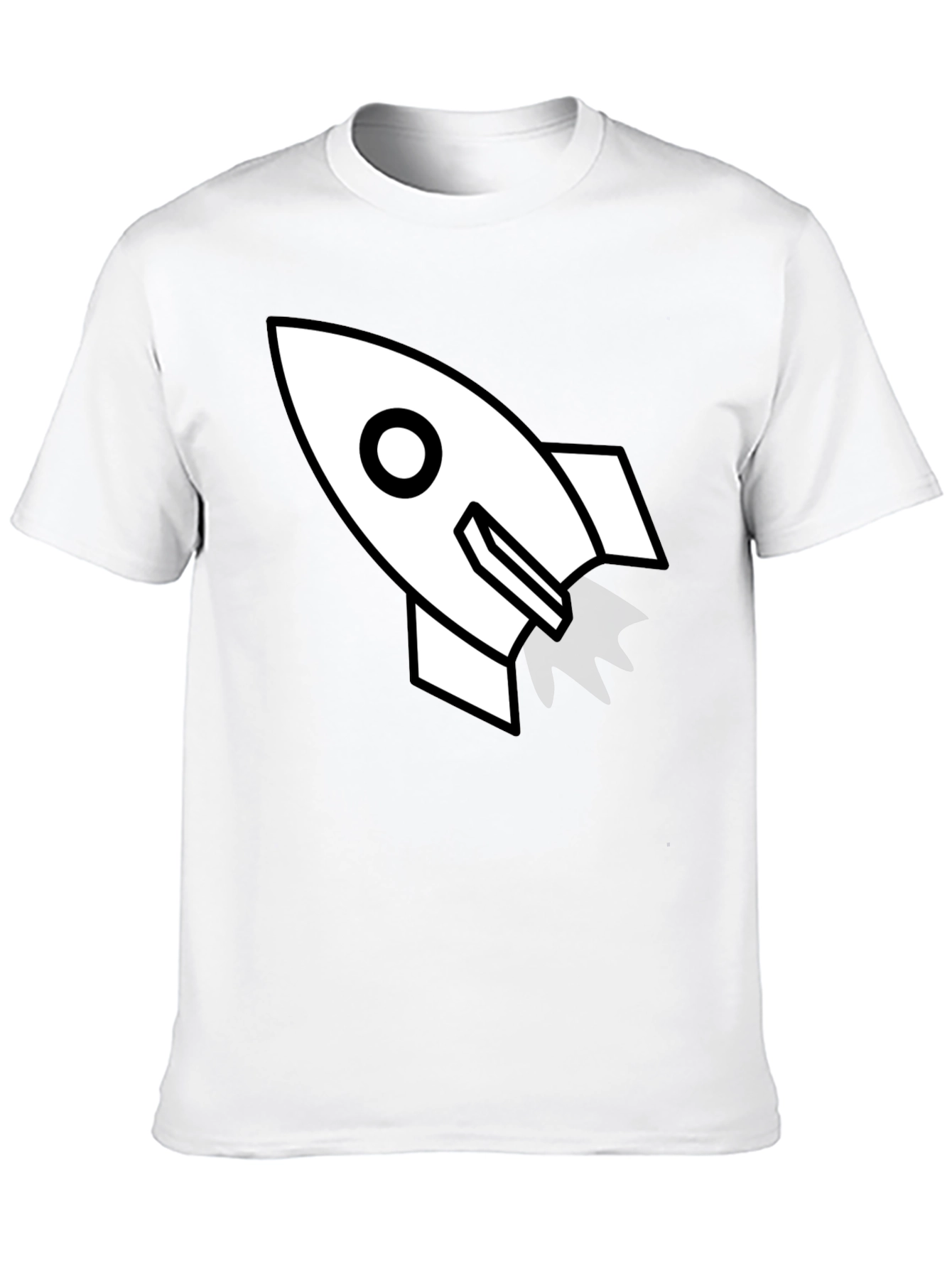Rocket Graphic Black T-Shirt