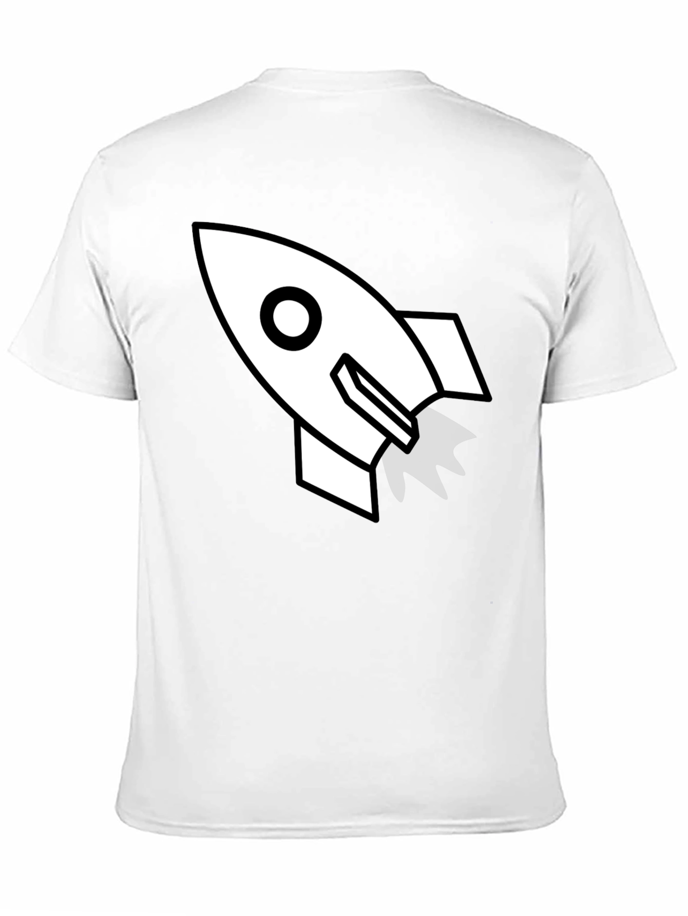 Rocket Graphic Black T-Shirt