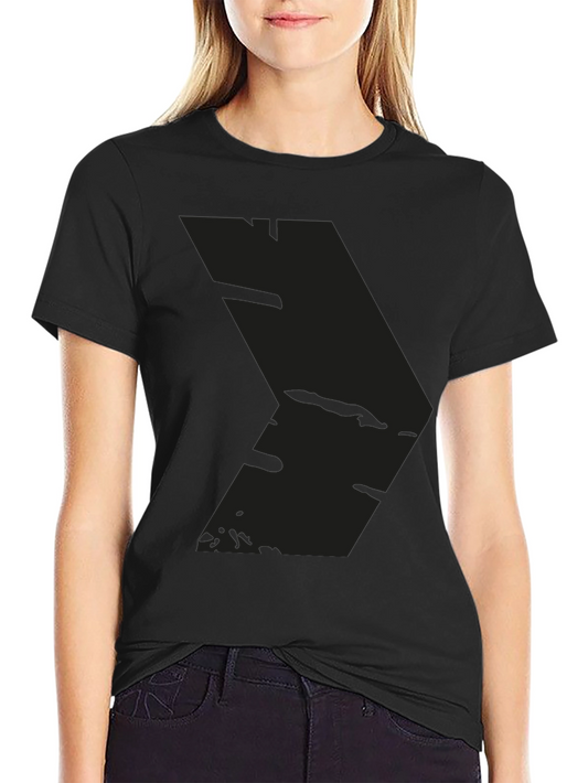 Mens Black Graphic Tee - Modern Style