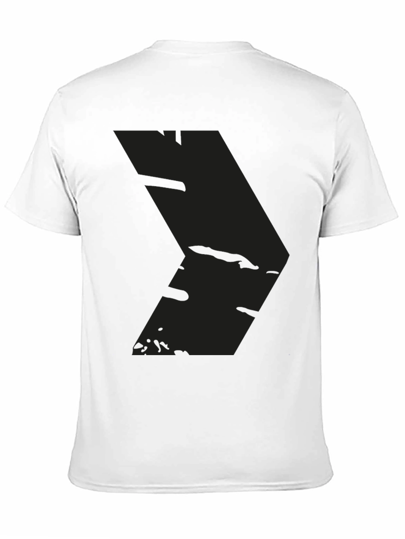 Mens Black Graphic Tee - Modern Style