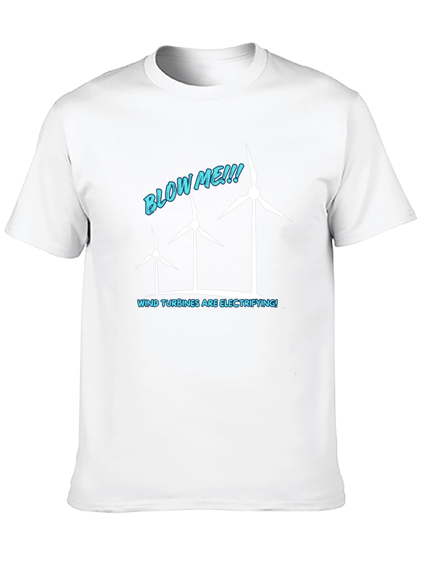 Wind Turbines Electrifying Graphic T-Shirt