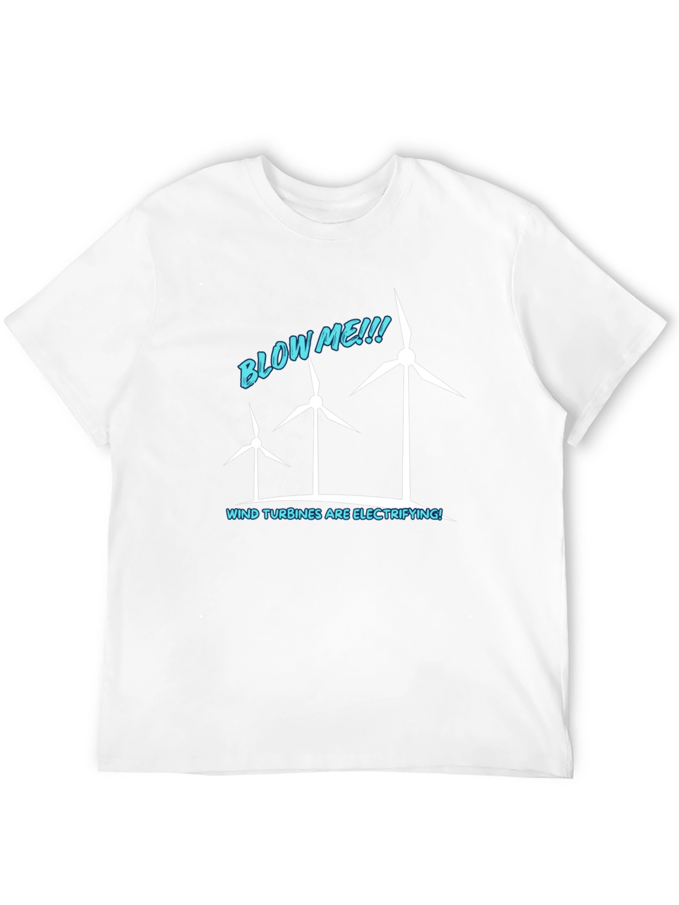 Wind Turbines Electrifying Graphic T-Shirt