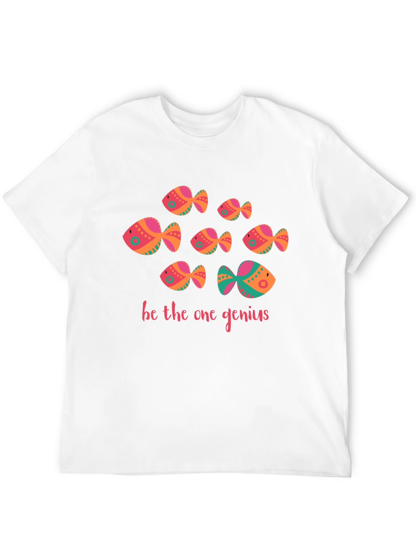 Be The One Genius Fish Graphic Tee - Black