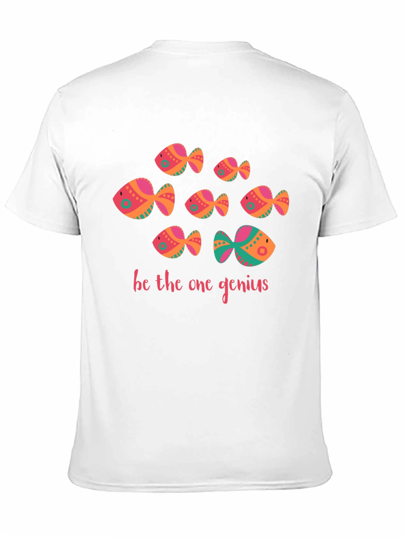 Be The One Genius Fish Graphic Tee - Black