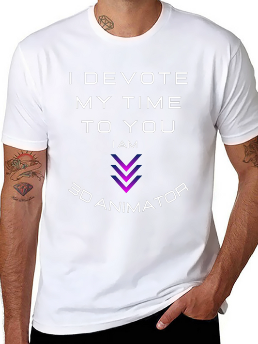 3D Animator Devotion T-Shirt - Black