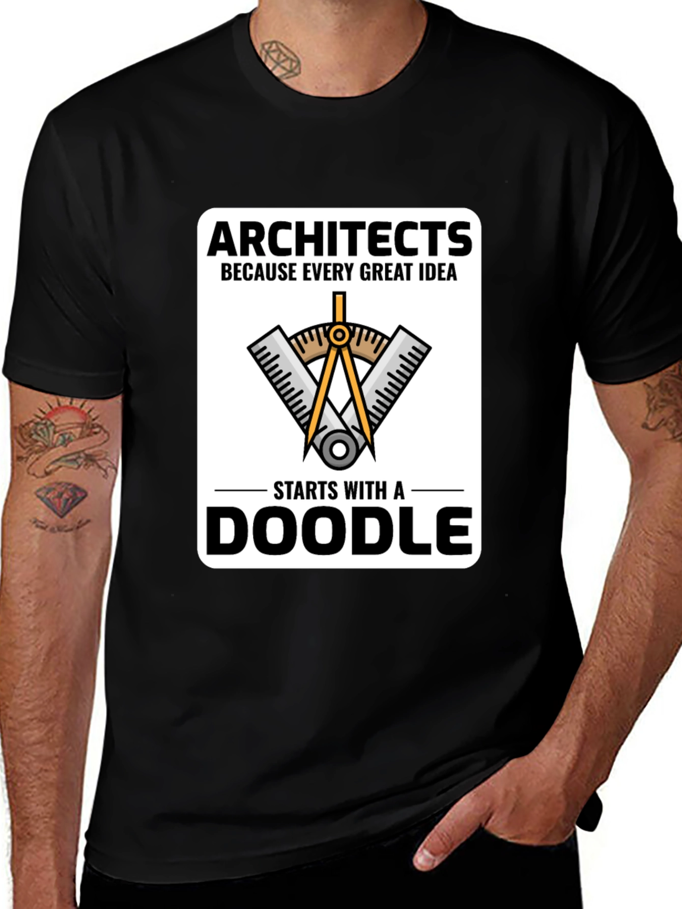 Architects Doodle T-Shirt - Great Idea Tee