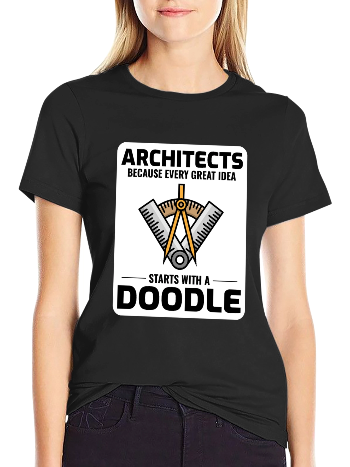 Architects Doodle T-Shirt - Great Idea Tee