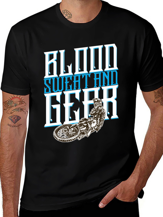 Blood Sweat and Gear Graphic T-Shirt