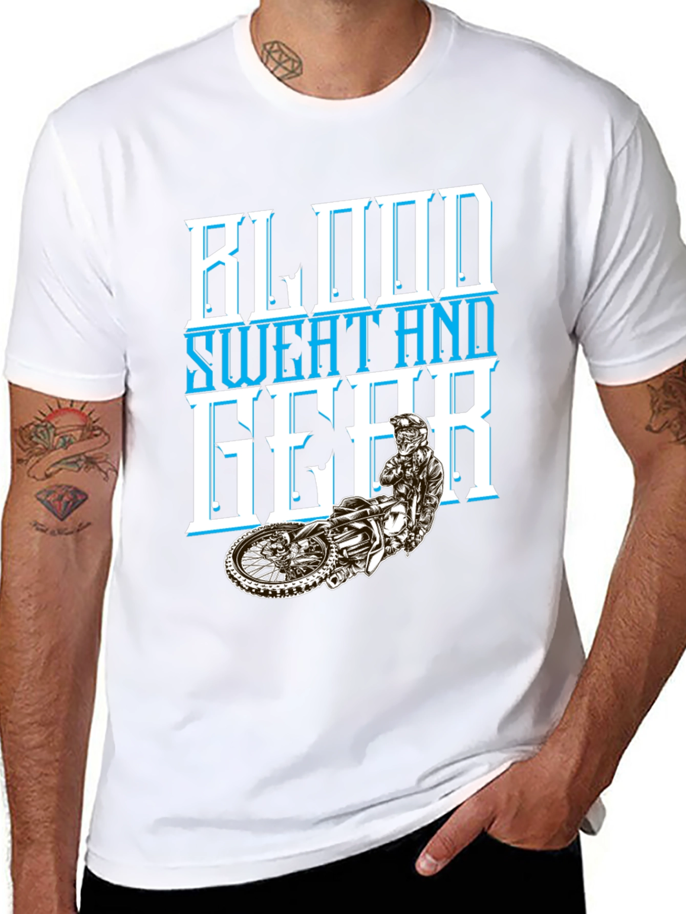 Blood Sweat and Gear Graphic T-Shirt