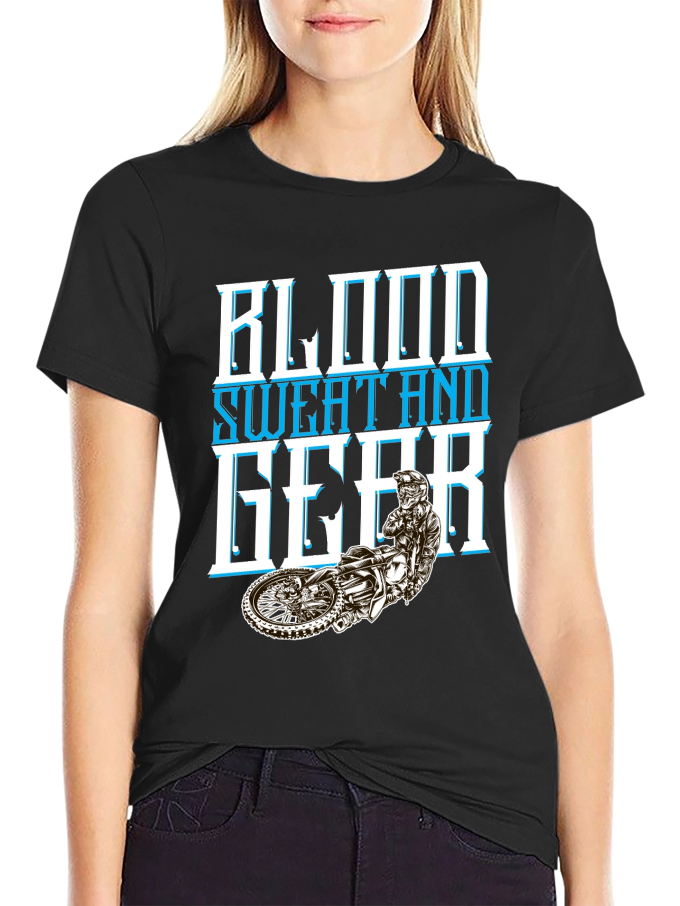 Blood Sweat and Gear Graphic T-Shirt
