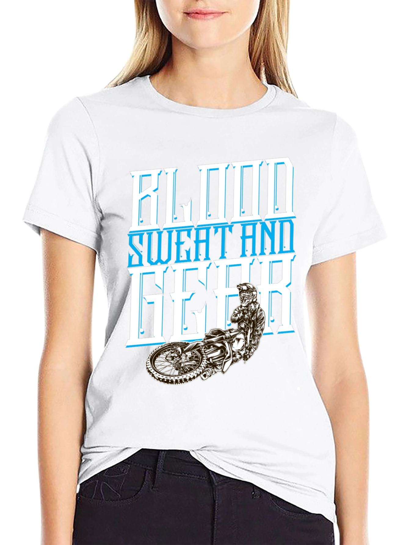 Blood Sweat and Gear Graphic T-Shirt