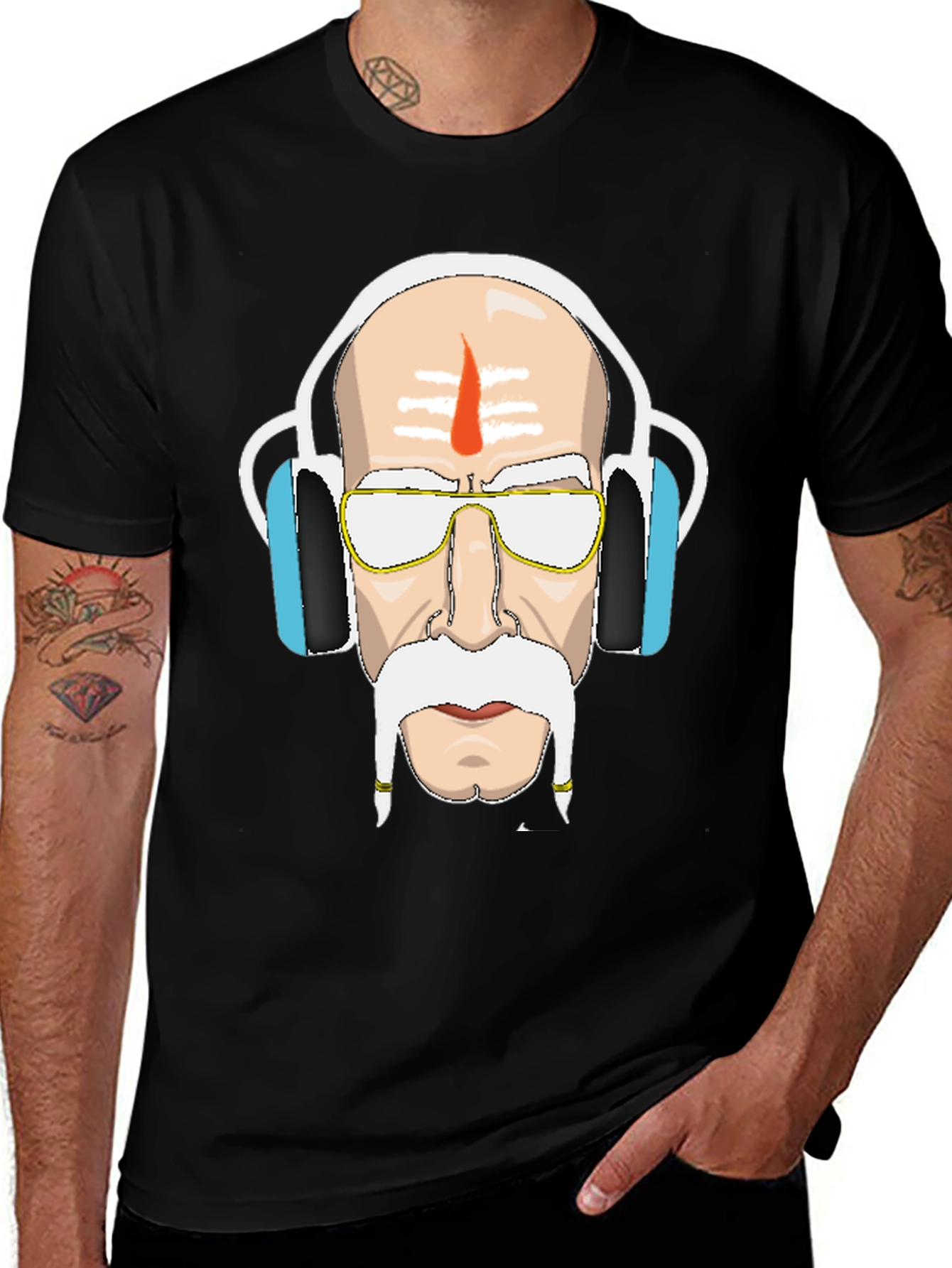 Cool Cartoon Graphic Print T-Shirt