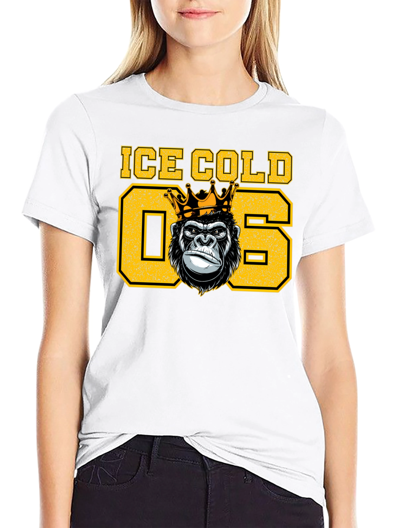 Ice Cold 06 Gorilla King Graphic T-Shirt