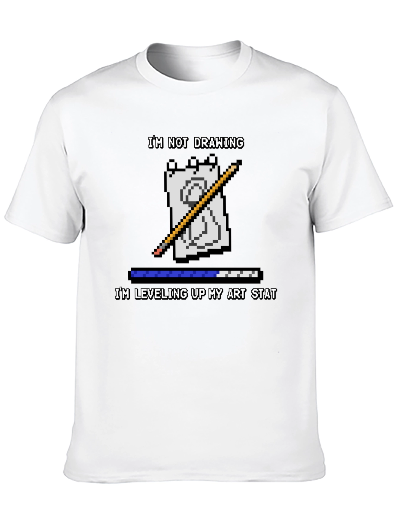 Leveling Up Art T-Shirt - Gamer Artist Tee