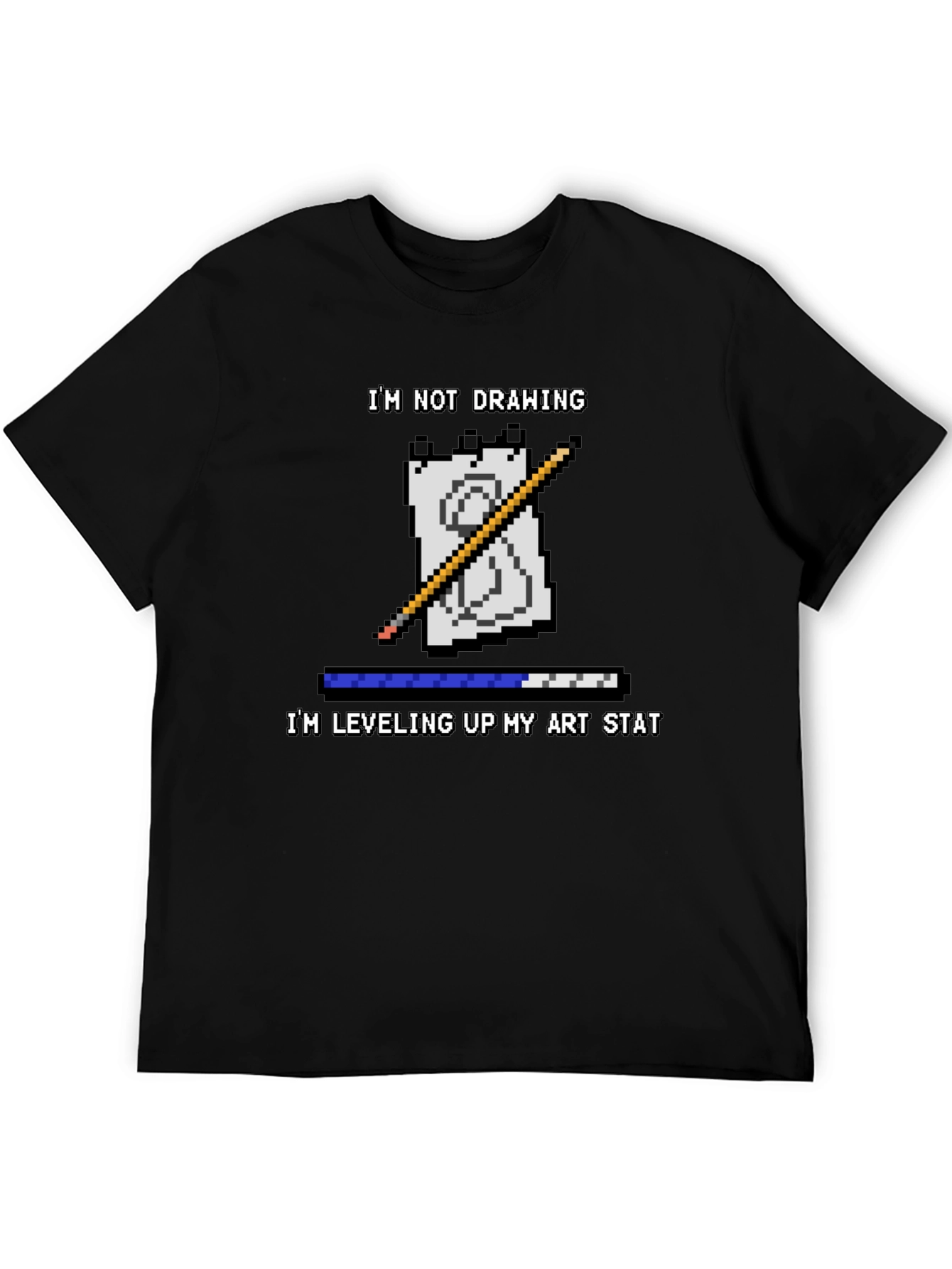Leveling Up Art T-Shirt - Gamer Artist Tee