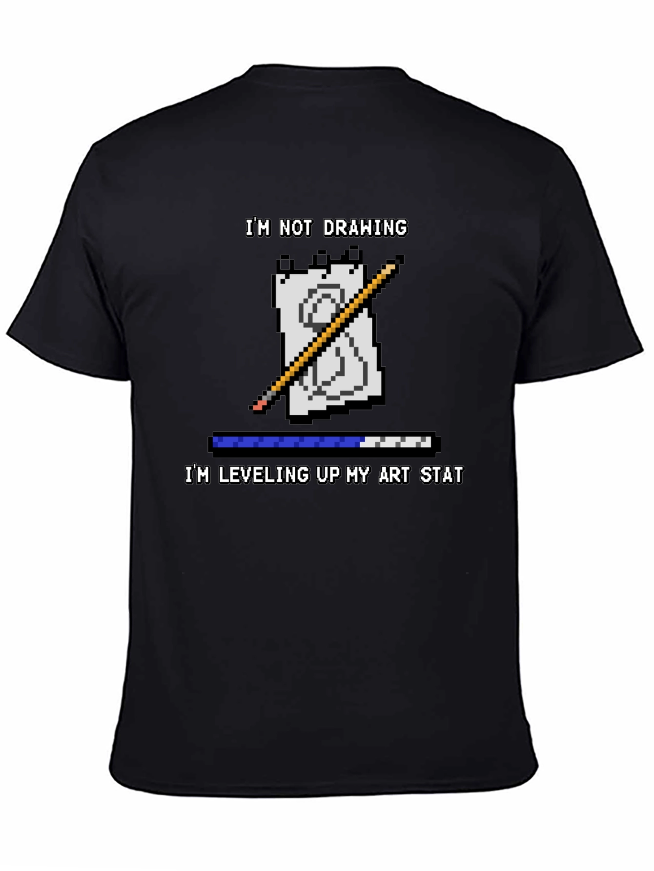 Leveling Up Art T-Shirt - Gamer Artist Tee