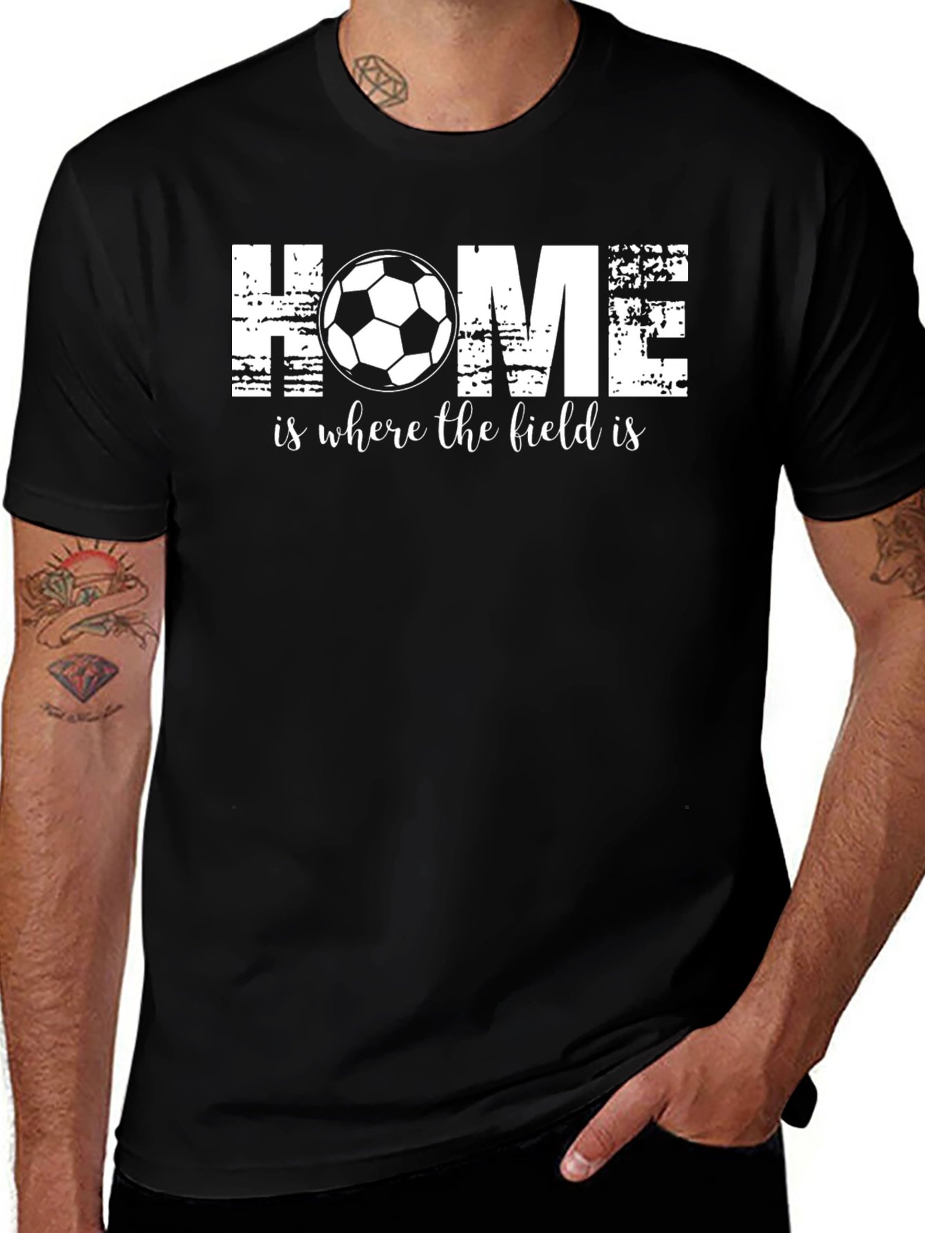 Home is Where the Field Is Soccer T-Shirt