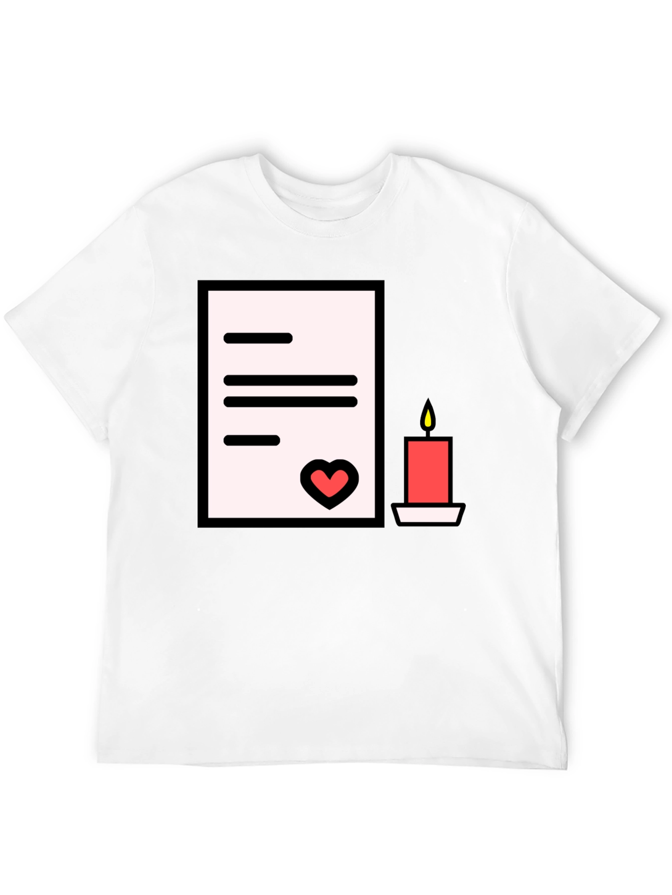 Romantic Letter T-Shirt: Express Your Affection
