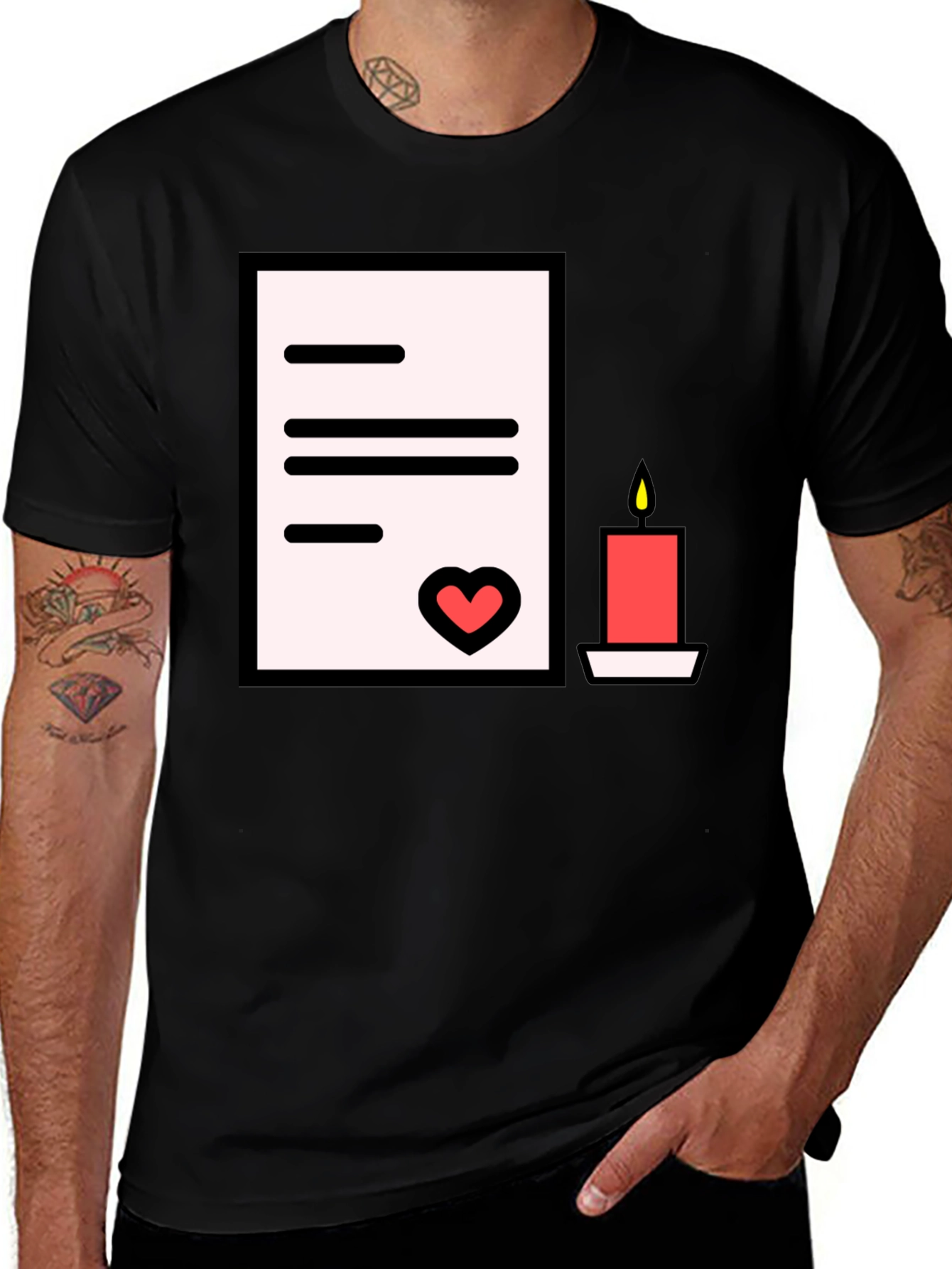 Romantic Letter T-Shirt: Express Your Affection