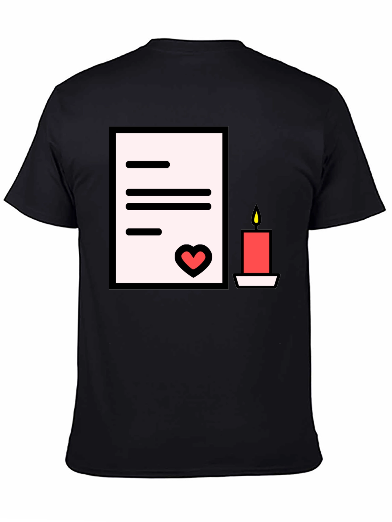 Romantic Letter T-Shirt: Express Your Affection