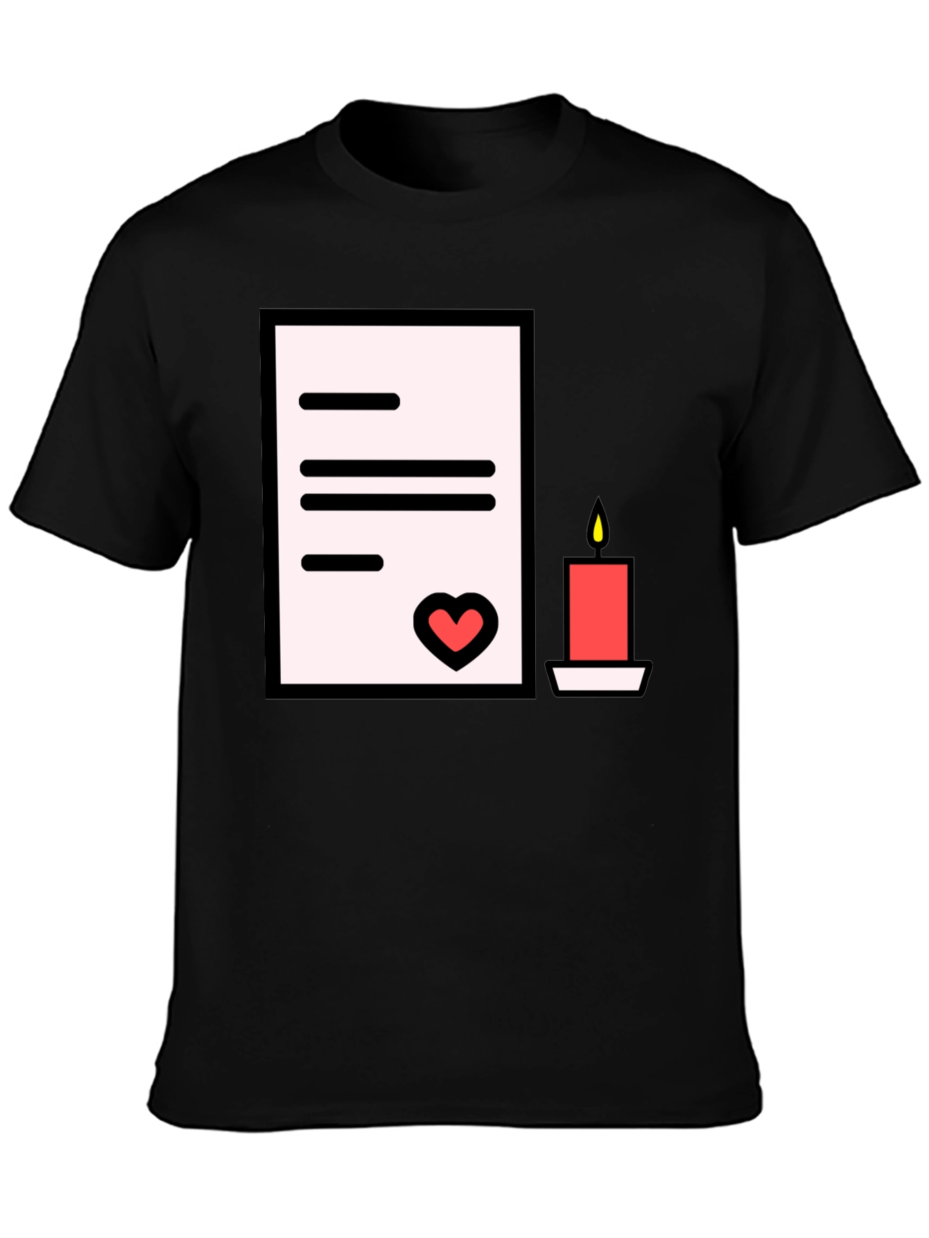 Romantic Letter T-Shirt: Express Your Affection