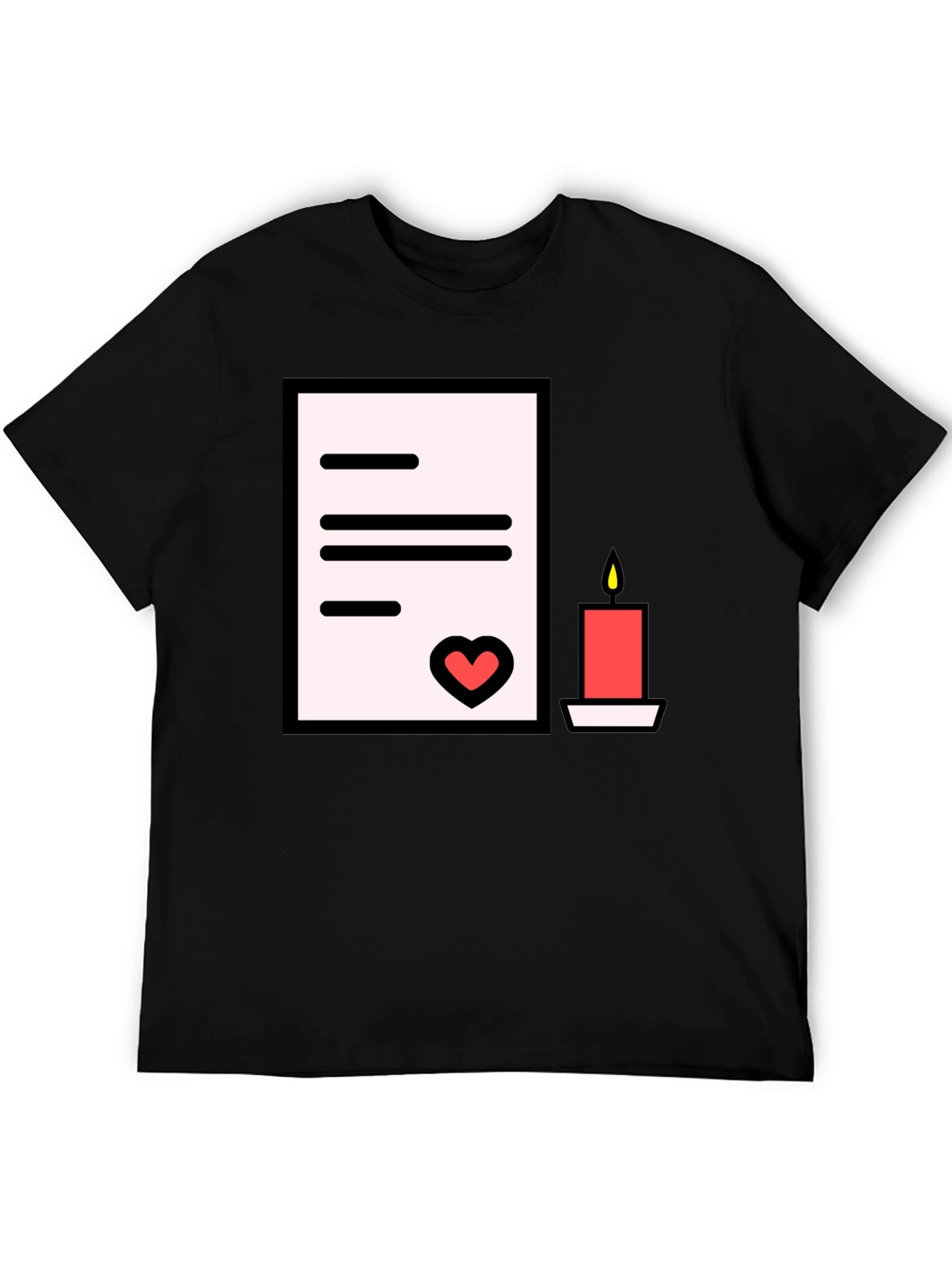 Romantic Letter T-Shirt: Express Your Affection