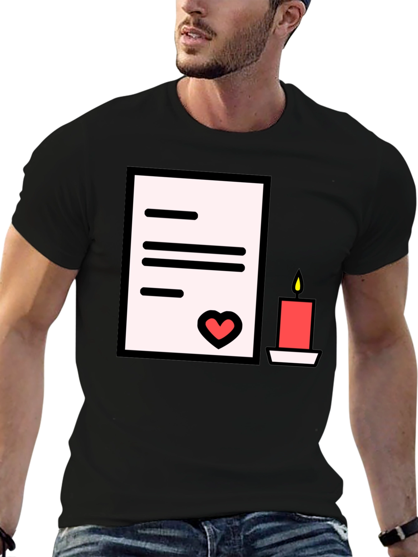 Romantic Letter T-Shirt: Express Your Affection