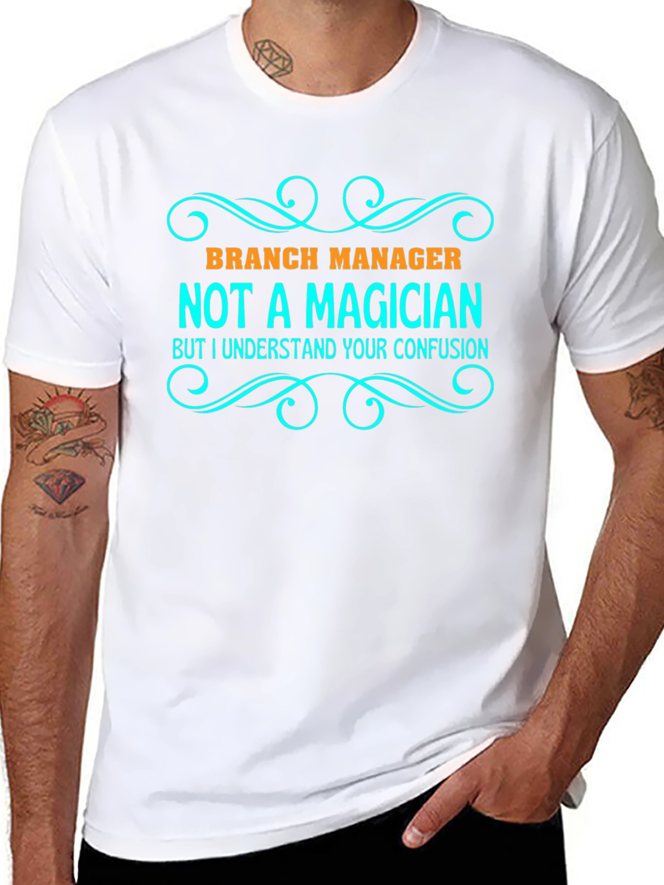 Branch Manager Not a Magician Graphic T-Shirt