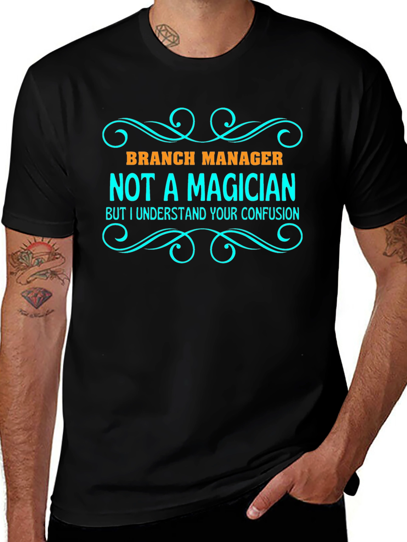 Branch Manager Not a Magician Graphic T-Shirt
