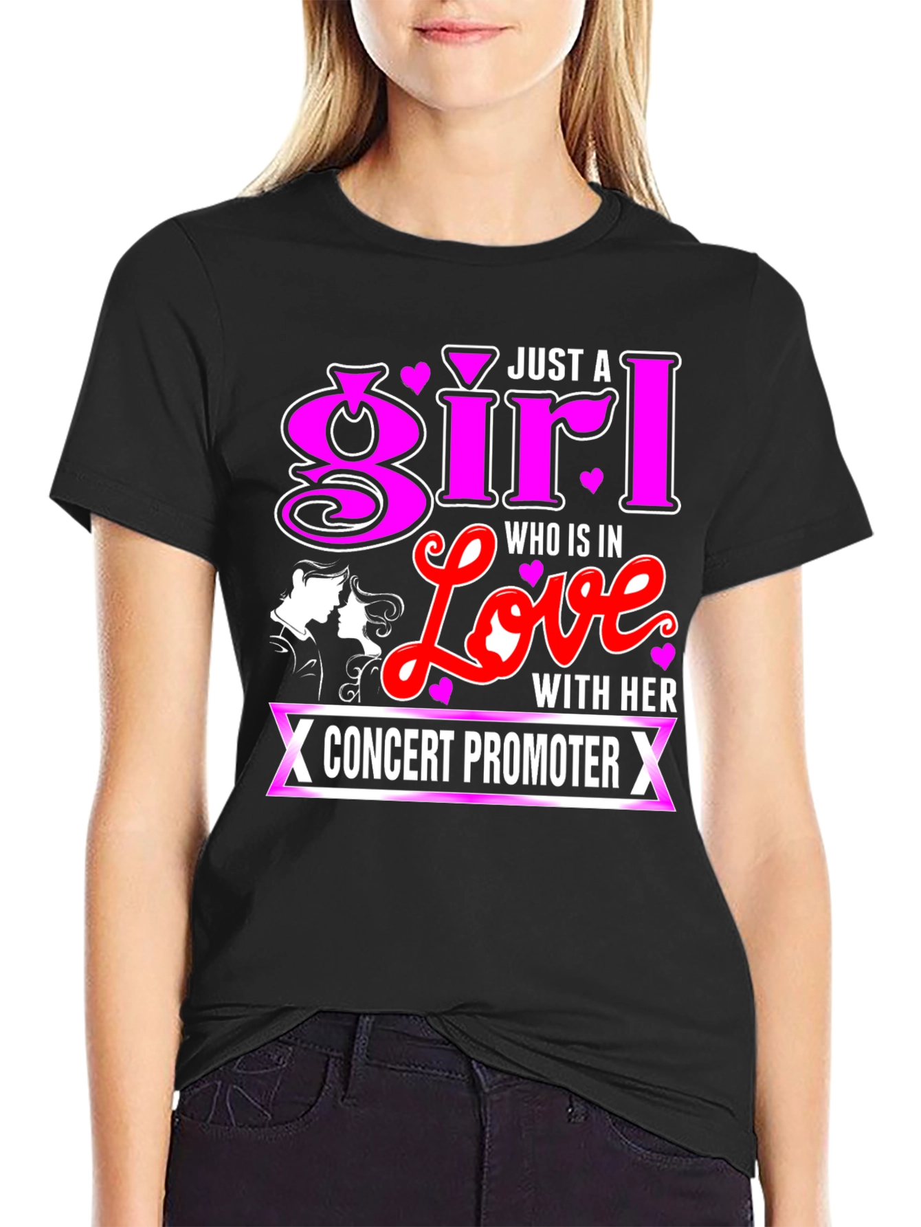 Girl in Love Concert Promoter Graphic T-Shirt