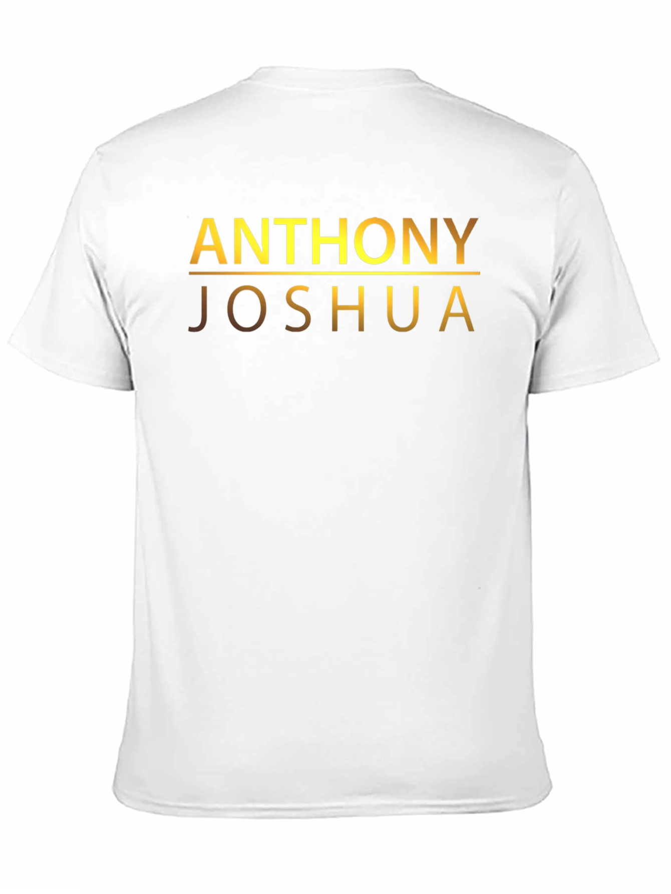 Anthony Joshua Black Cotton T-Shirt