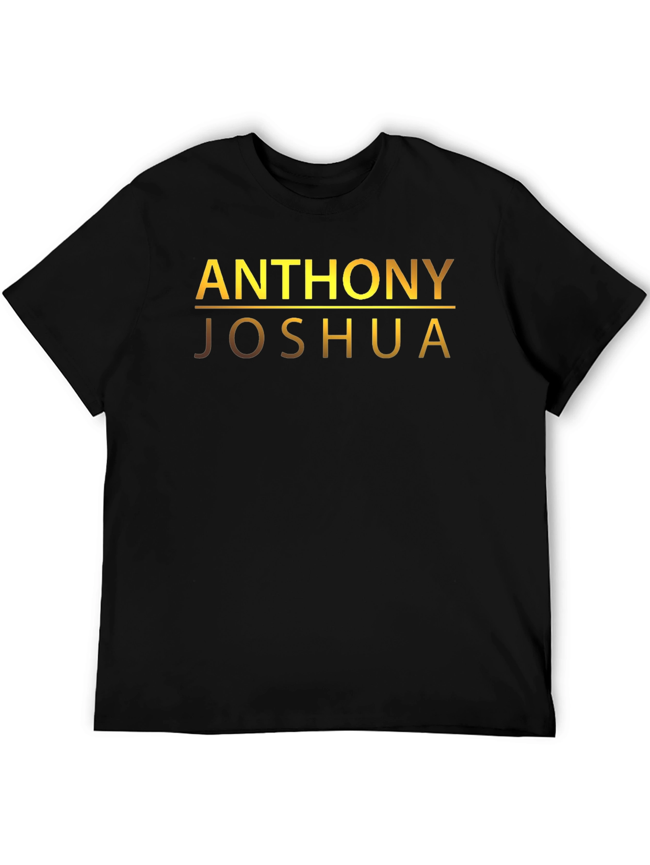 Anthony Joshua Black Cotton T-Shirt