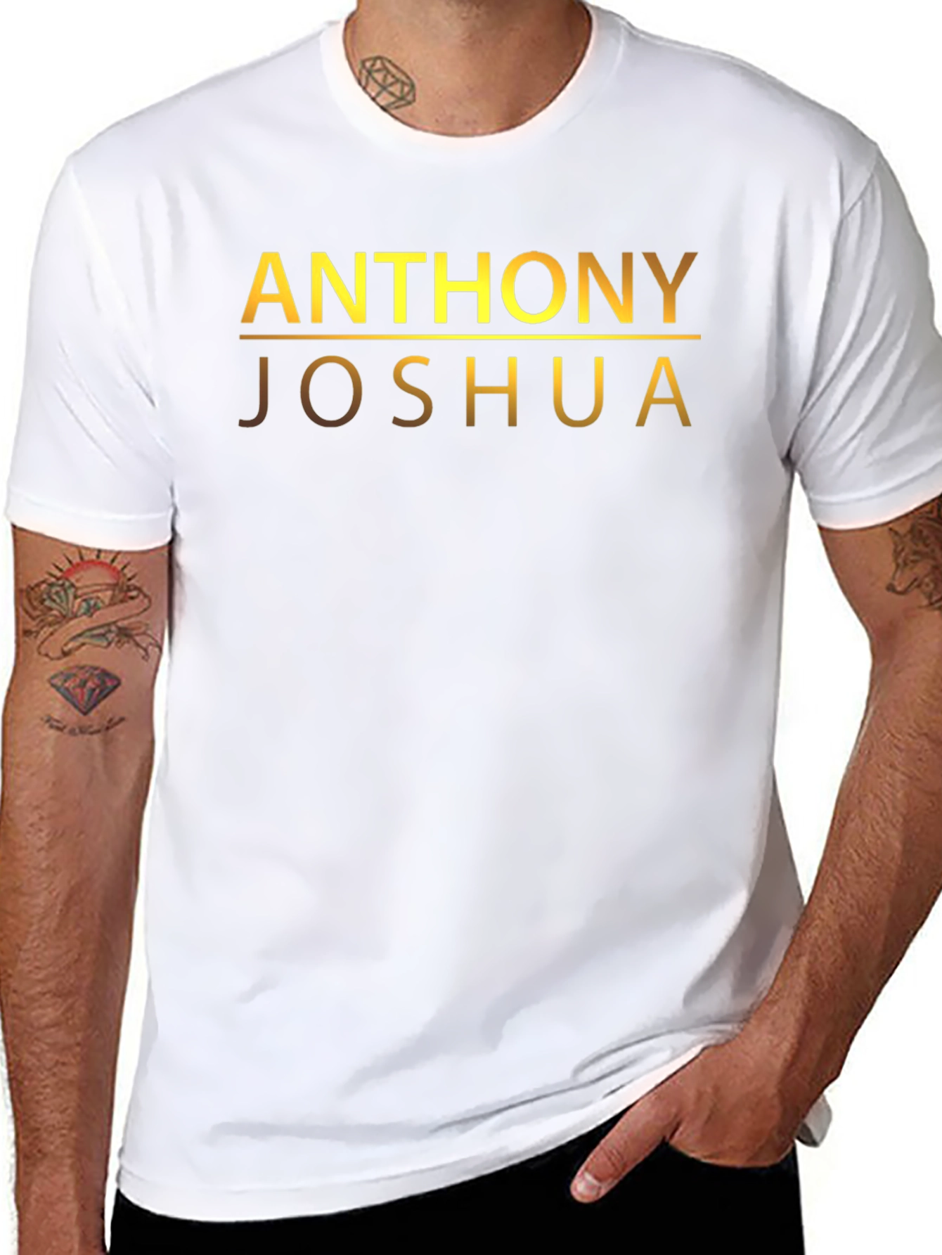 Anthony Joshua Black Cotton T-Shirt