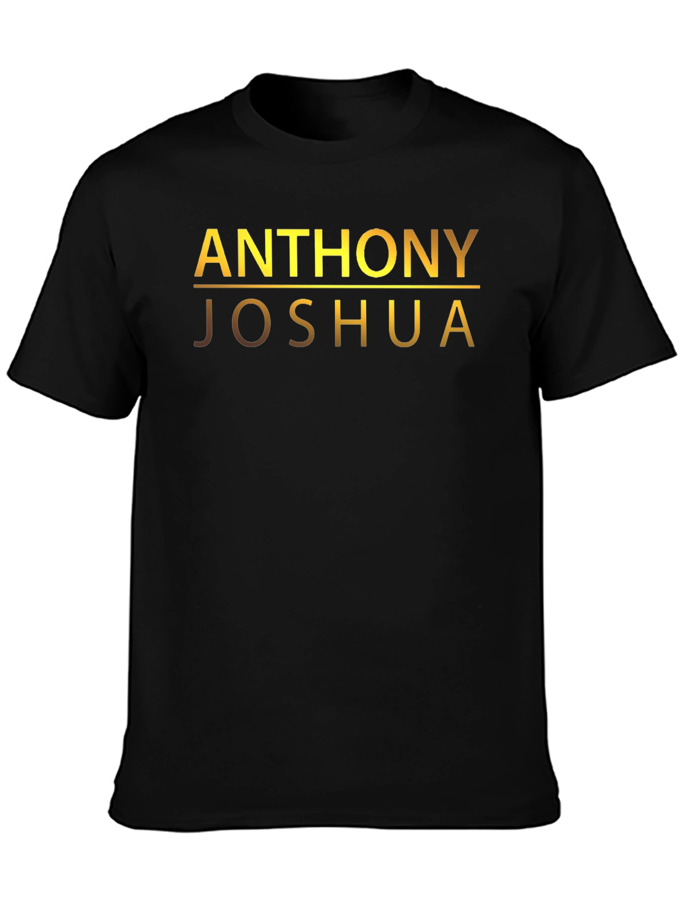 Anthony Joshua Black Cotton T-Shirt