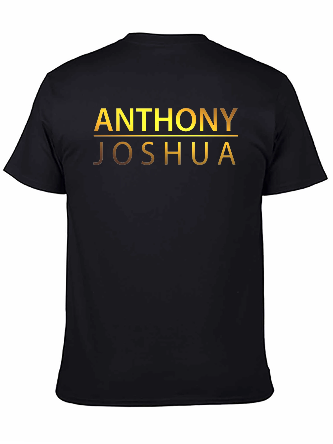 Anthony Joshua Black Cotton T-Shirt
