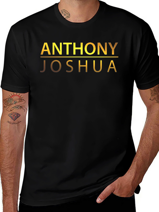 Anthony Joshua Black Cotton T-Shirt