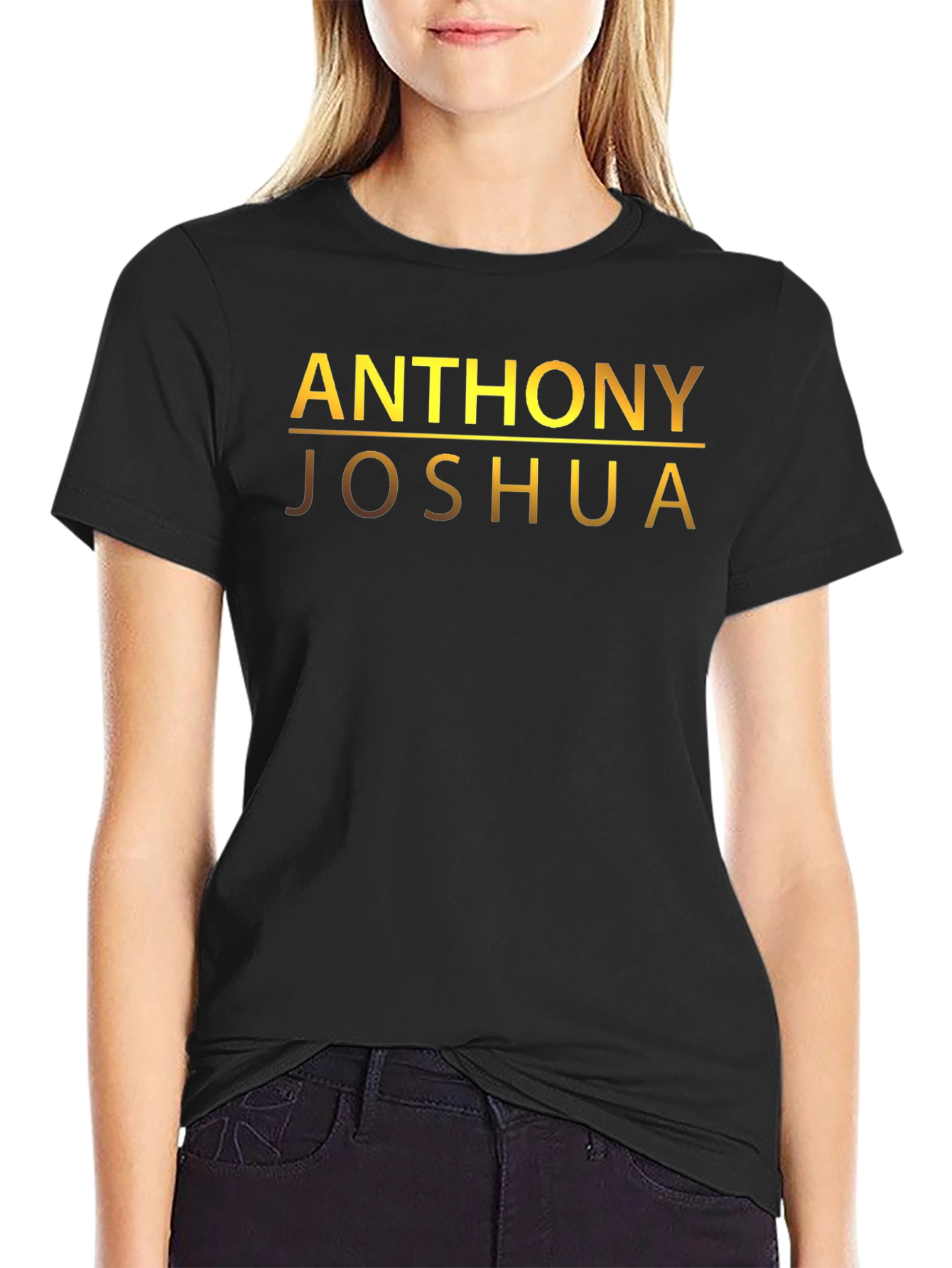 Anthony Joshua Black Cotton T-Shirt