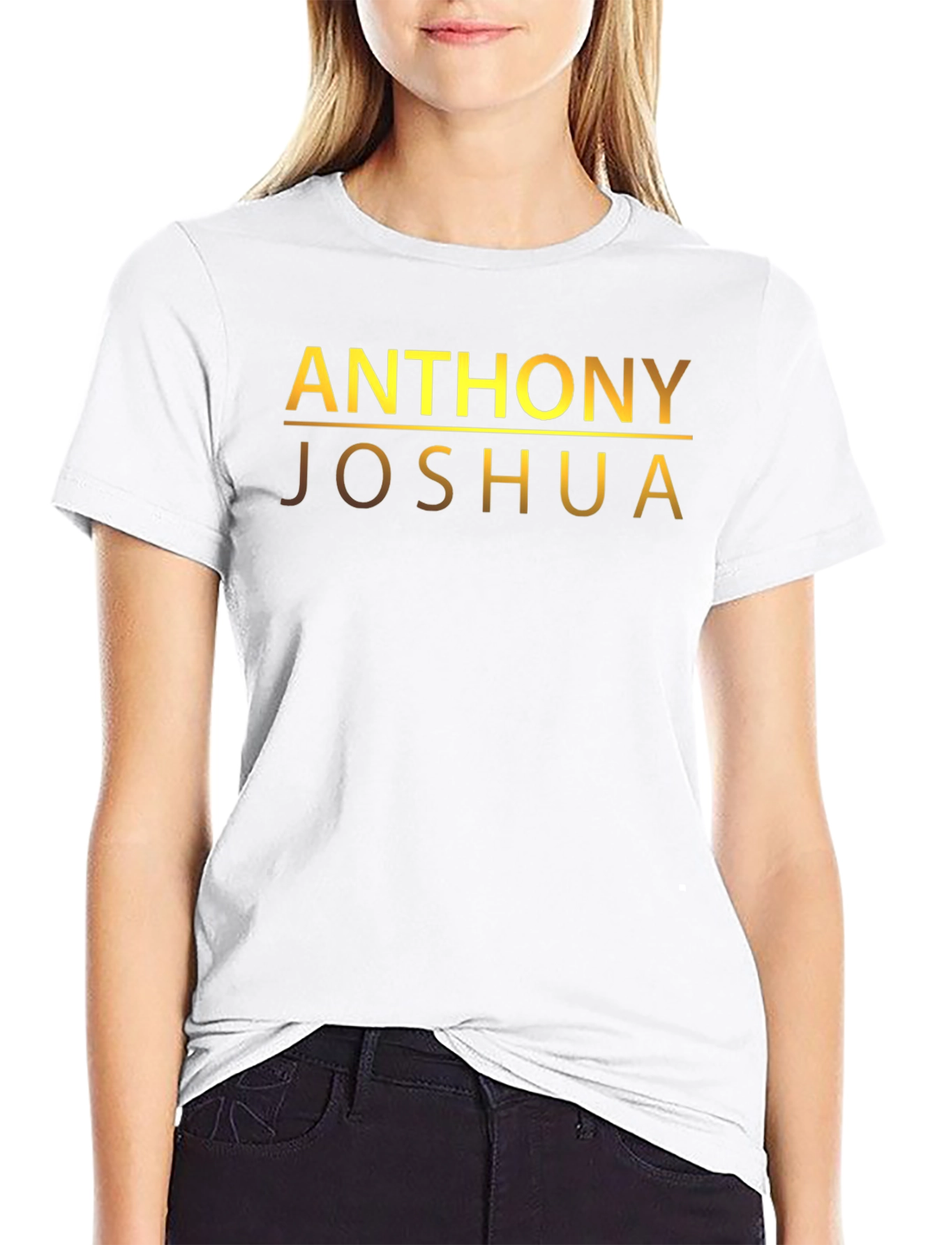 Anthony Joshua Black Cotton T-Shirt