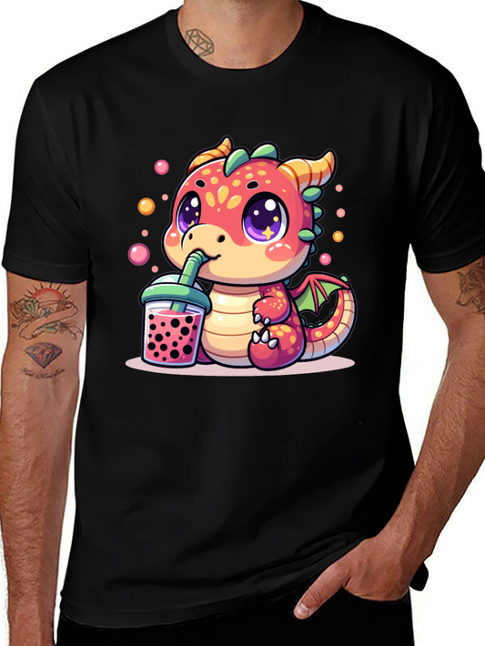 Cute Dragon Boba Tea T-Shirt